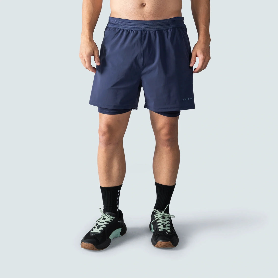 2in1 Shorts Hombre Performance AW25